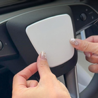 Steering Wheel Trim Cover for Tesla Model 3 Highland Model Y Juniper（With TESLA）