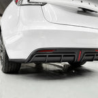 Real Carbon Fiber Rear Diffuser for Tesla Model 3 Highland 2024+