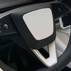 Steering Wheel Trim Cover for Tesla Model 3 Highland Model Y Juniper（With TESLA）