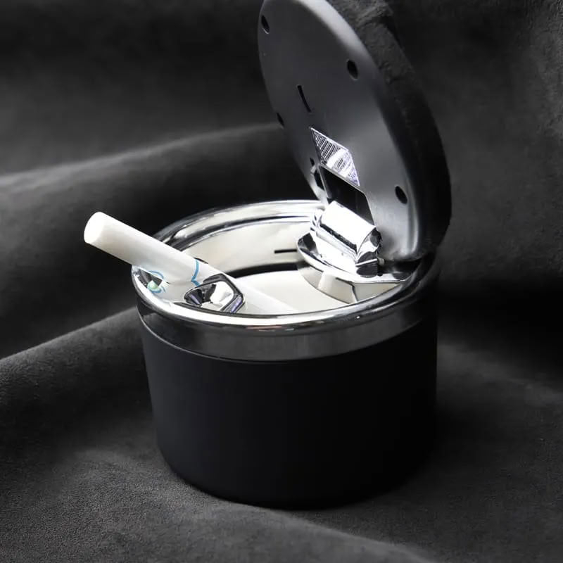 Cup Holder Suede Ashtray for All Tesla （With logo）