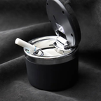 Cup Holder Suede Ashtray for All Tesla （With logo）