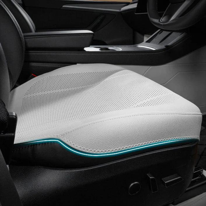 All-Wheather Nappa Leather Car Seat Covers for Tesla Model 3/Y