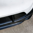 2025+ Model Y Juniper Carbon Fiber Front Lip Splitterc- High Performance Exterior Upgrade (Glossy/Matte)