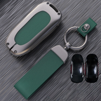 Tesla Model X Key Fob Cover - Aluminum Alloy Protective Case（WIth Logo） Model X Green