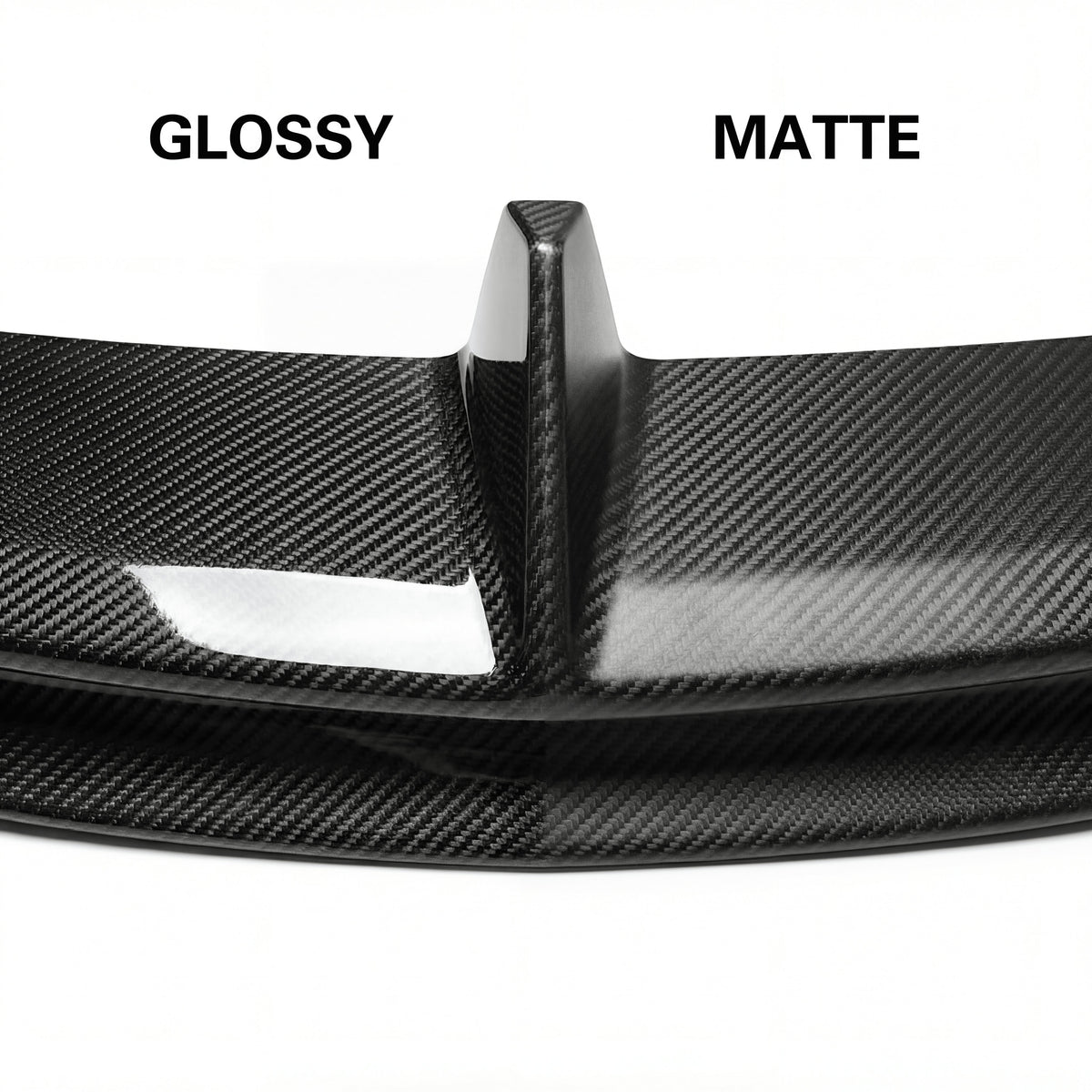 2025+ Model Y Juniper Carbon Fiber Front Lip Splitterc- High Performance Exterior Upgrade (Glossy/Matte)