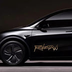 Reflective Robotaxi Decal | Tesla Body & Window Waterproof PVC Sticker