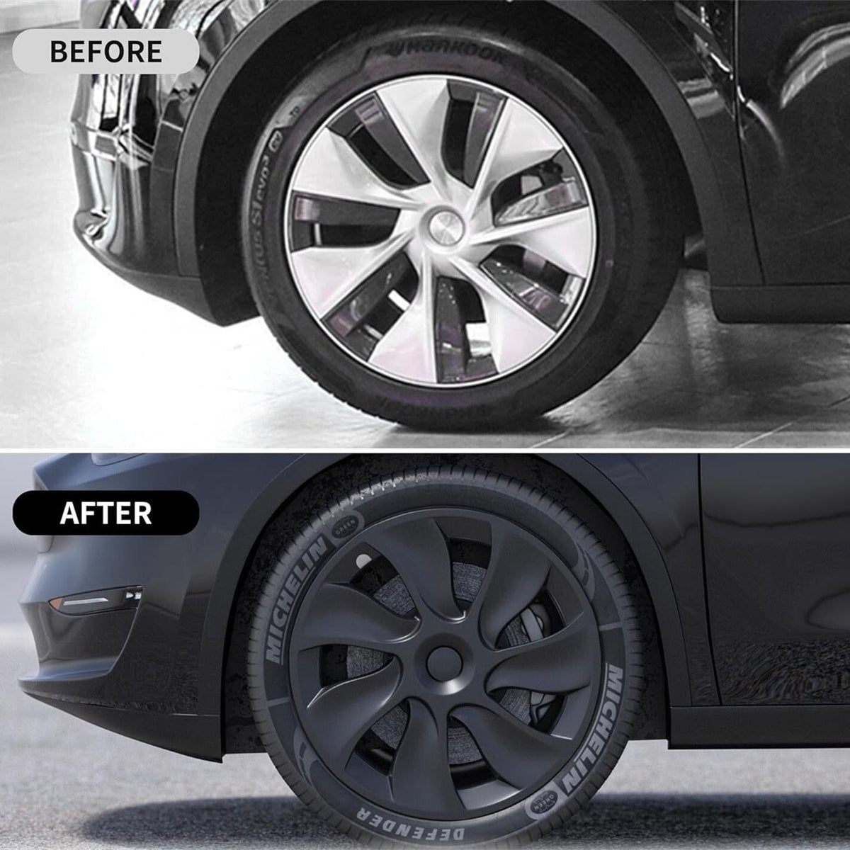 18″ 19″ 20″ Wheel Covers for Tesla Model 3 / Model Y (4PCS)