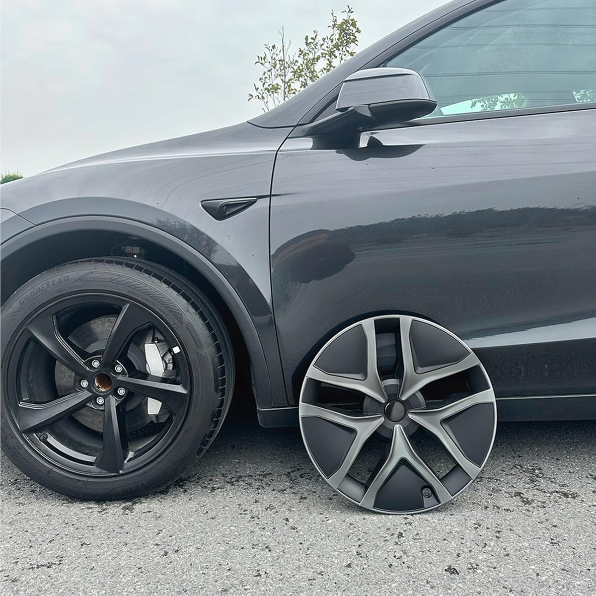 19-Inch Gemini Wheel Covers for Model Y Juniper 2025+ (Set of 4)