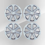 19" Tesla Model Y Wheel Covers (4pcs) - Reinforced ABS Hubcaps for 2020-2024 Model Y Model Y (2020-2024) 19 inch Silver