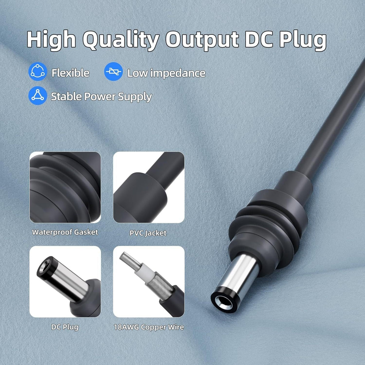 3-in-1 Car Charging Power Cable for Starlink Mini