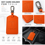 Tesla Card Key Holder – Alcantara All Tesla modelsCase for All Tesla