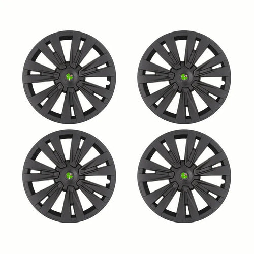 4PCS HubCap Wheel Covers for Tesla Model Y (19-inch) Model Y (19-inch) Matt Black