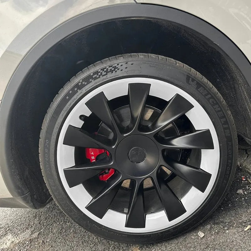 4PCS Tesla Model Y 20 Inch Rim Protectors – Full 360° Protection White