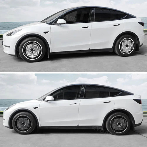 4Pcs Wheel Caps Suitable for Tesla Model Y 19-Inch Rims