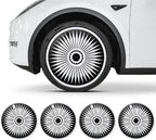 4Pcs Wheel Caps Suitable for Tesla Model Y 19-Inch Rims