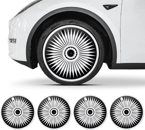 4Pcs Wheel Caps Suitable for Tesla Model Y 19-Inch Rims