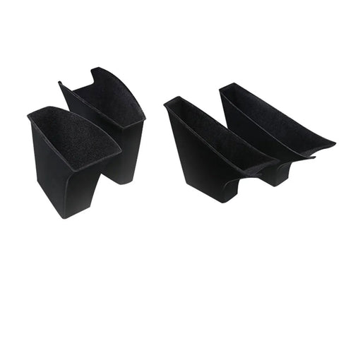 4pcs Door Handle Storage Box for Tesla Model 3/Y Flocking