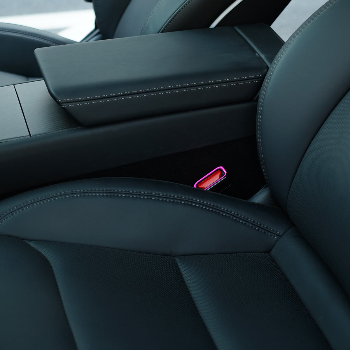 64-Color RGB Seat Belt Buckle Ambient Light Kit for Tesla Model 3 Highland & Model Y Juniper