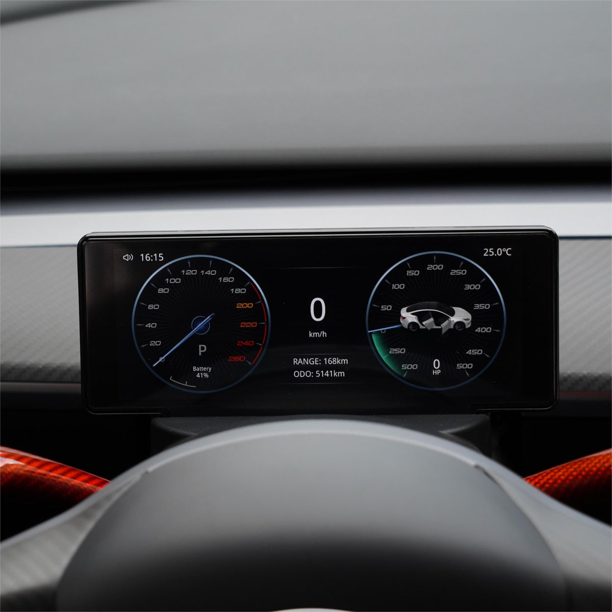 6.86'' Steering Instrument Cluster Display for Tesla Model 3 / Y