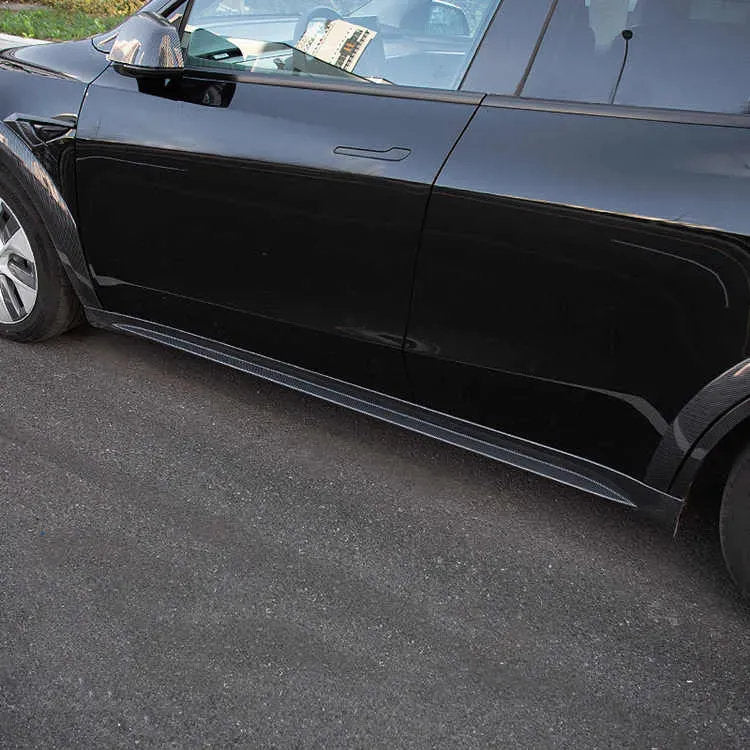ABS Plastic Side Skirt for Tesla Model Y（2020-2024）