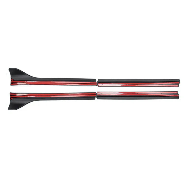ABS Plastic Side Skirt for Tesla Model Y（2020-2024） Matte Carbon Fiber