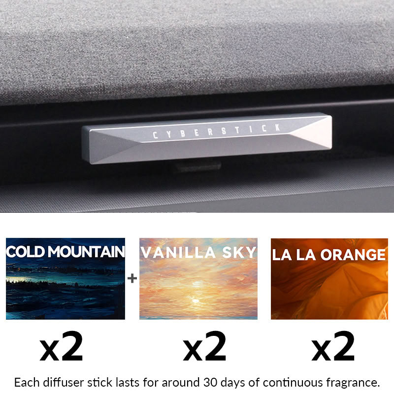 Air Freshener for Tesla Model 3 / Model Y – Air Vent Car Diffuser Model 3 Y（All years） Silver