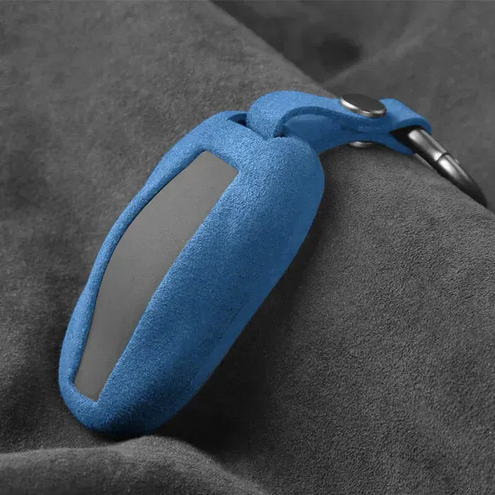 Alcantara Tesla Key Fob Cover For Model S/3/Y (2012-2023) Sky Blue