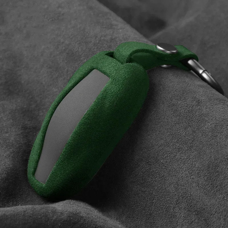 Alcantara Tesla Key Fob Cover For Model S/3/Y (2012-2023) Green