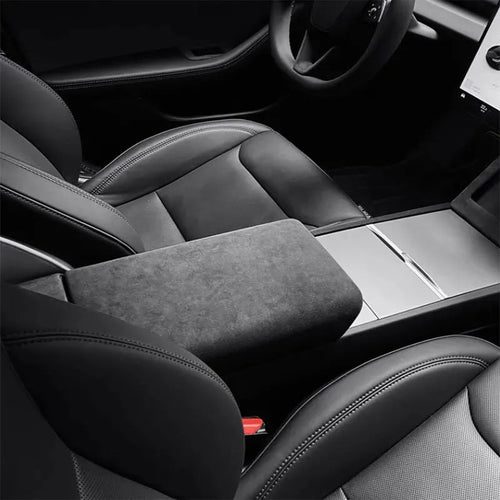Alcantara Armrest Cover for Tesla Model 3 Highland/Model Y Juniper
