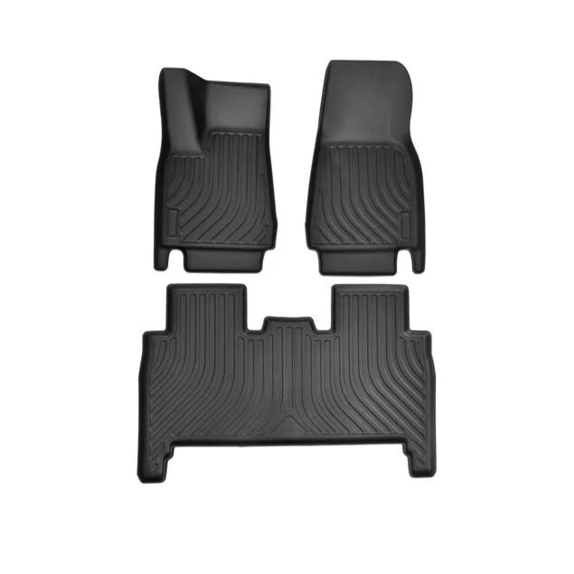 All-Weather Floor Mats for Tesla Model X Model X (5-Seat-2016-2020) 3 Piece Set (Only for LHD)