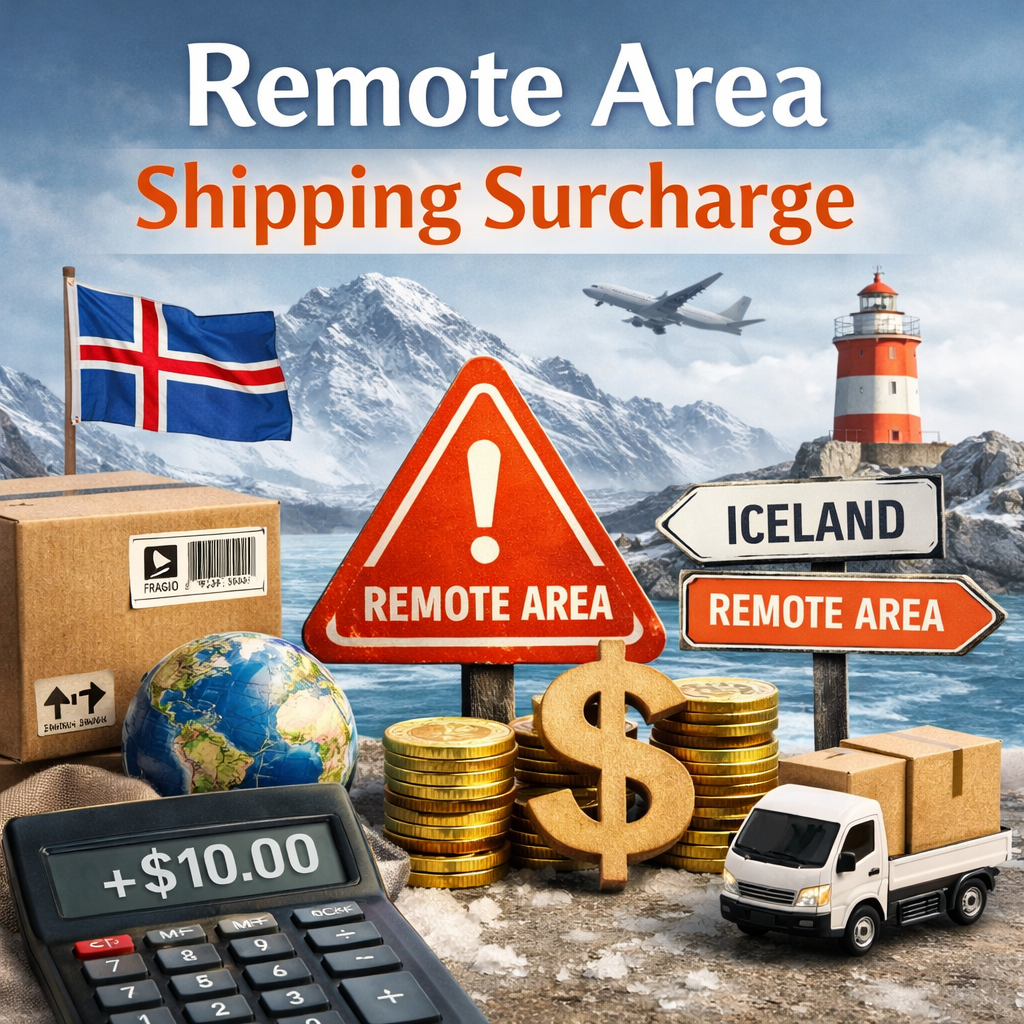 Remote Area Shipping Surcharge / Extra Shipping Fee