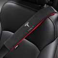Alcantara Seat Belt Covers for Tesla Model 3/Y/S/X