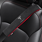 Alcantara Seat Belt Covers for Tesla Model 3/Y/S/X