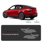 Compatible with Tesla Model Y (2021-2025.2) Headlights and Taillight Protection Film Transparent Film Tail Light