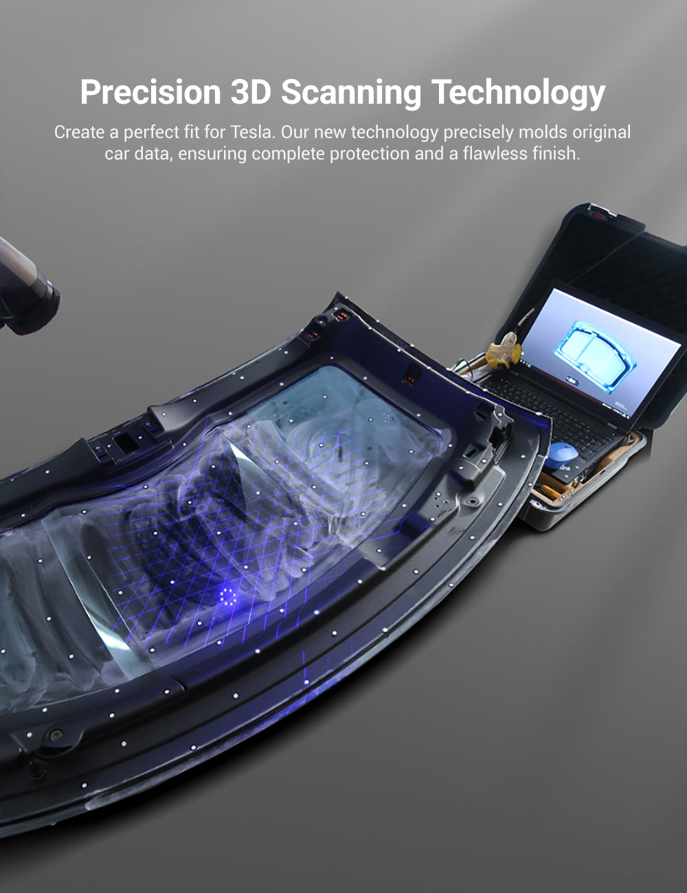 Dry Carbon Fiber Center Console Cover For Tesla Model Y Juniper / Model 3 Highland