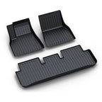 Floor Mat for Tesla Model S (Left Hand Drive) 3 Piece Set Floor Mats for Model S（2021-2025）