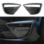 Fog Light Cover for Tesla Model 3 (2017-2023) Matte Carbon Fiber Pattern