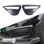 Fog Light Spoiler Trim Guard for the Tesla Model Y (2020-2023） Matte Black
