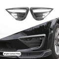 Fog Light Spoiler Trim Guard for the Tesla Model Y (2020-2023） Bright Carbon