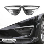 Fog Light Spoiler Trim Guard for the Tesla Model Y (2020-2023） Bright Carbon