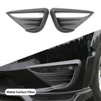 Fog Light Spoiler Trim Guard for the Tesla Model Y (2020-2023） Matte Carbon