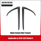 Fog Light Trim for Tesla Model 3/Y - High-Quality ABS with Carbon Fiber Finish Model 3 (2019-2023.10) Matte Carbon Fiber Texture