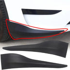 Front Bumper Corner Protection Guards for Tesla Model Y（2020-2024）ABS