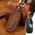 Handmade Leather Tesla Model S/3/X/Y Key Fob Case Cover Brown