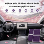 HEPA Cabin Air Filter with Built-in Aromatherapy Pods for Tesla Model Y (20-26)