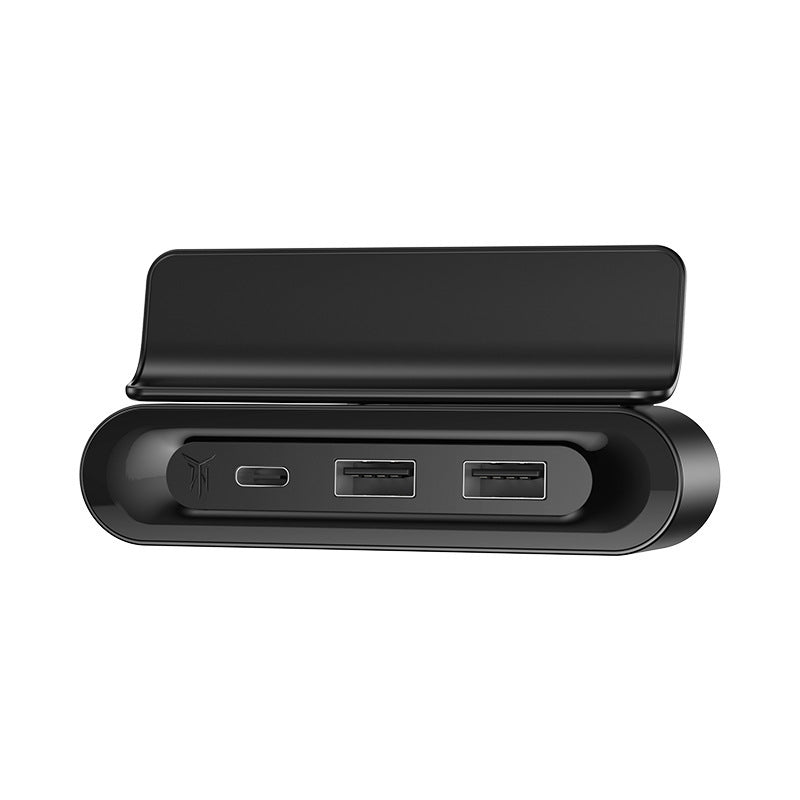 Under-Screen Foldable Hidden USB Expansion Hub for Tesla Model 3/Y Model 3 Y