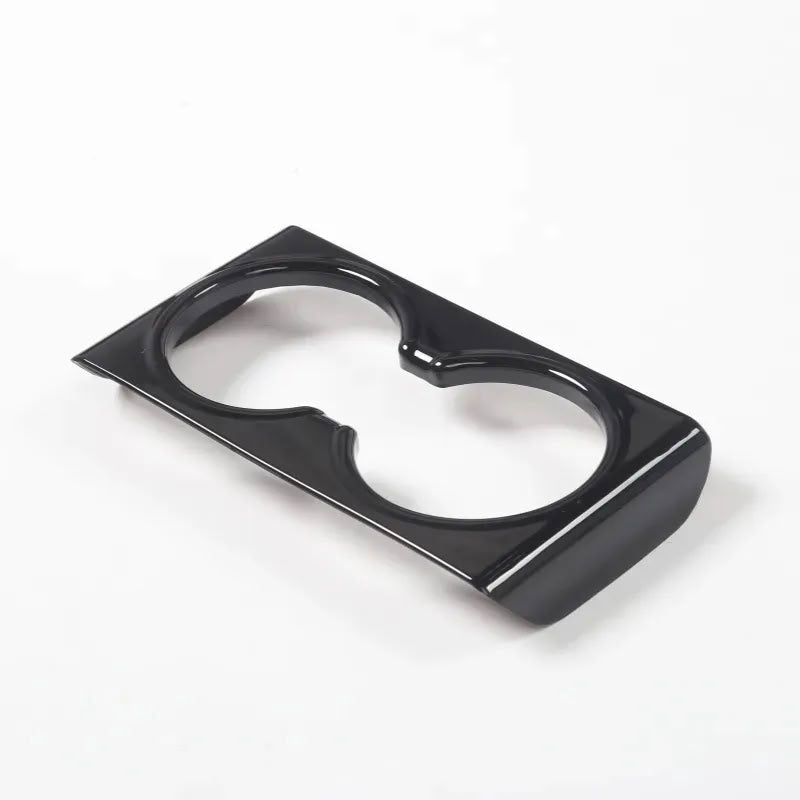 Rear Seat Cup Holder Protection Cover For Tesla Model 3 Highland/Model Y Juniper Glossy Black