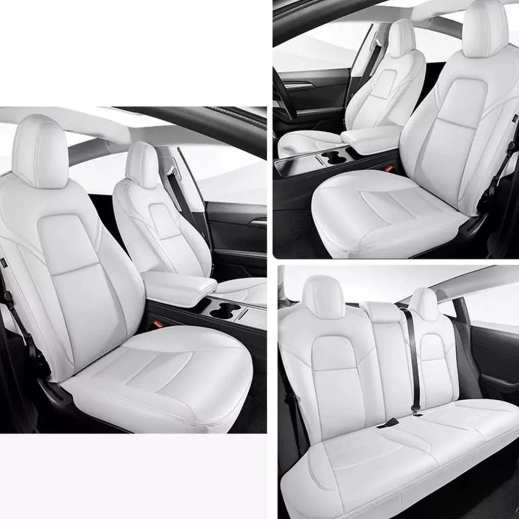 Seat Covers for Tesla Model 3 Highland / Model Y Juniper White