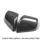 Side Mirror Replacement Covers for Tesla Model Y (2020-2024) Carbon fiber pattern