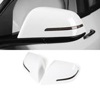 Replacement Side Mirrors with Turn Signals for Tesla Model 3/Y (2017-2024) White